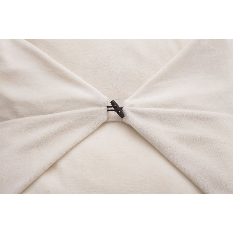 Microfiber / Microsuede Bean Bag Chair, Beige Microfiber