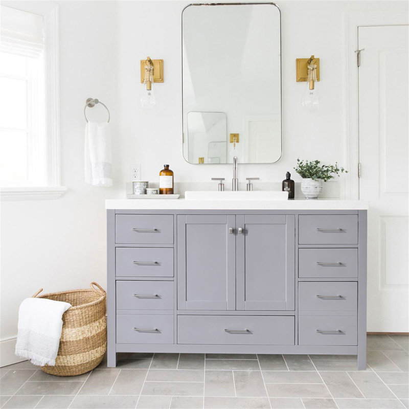 60'' Single Bathroom Vanity Base Only