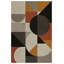 Tapis à motif géométrique en coton et polyester à imprimé numérique Gustin Collection-1518114092