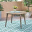 Table de salle à manger en bois gris gris, 45,92 po x 45,92 po-910293411-910293410