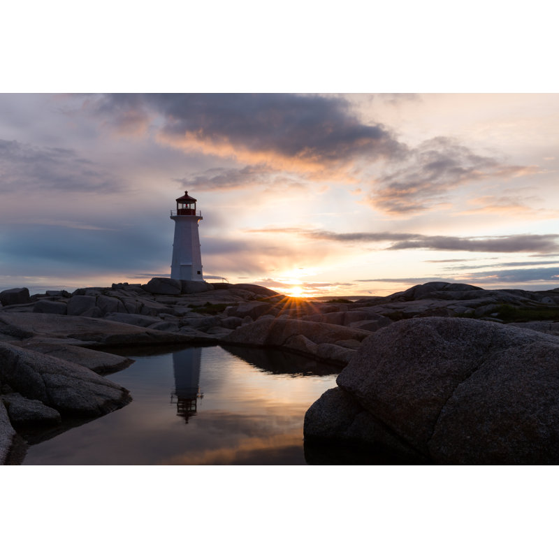 Solal Peggy's Cove sur toile, H 8 po x l 12 po x P 1,25 po