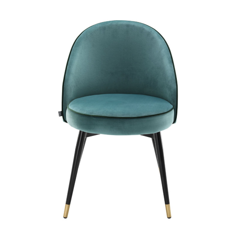 Upholstered Dining Chair, Turquoise