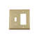 Egg and Dart 2-Gang Toggle Light Switch / Rocker Combination Wall Plate