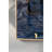 Marbled Blue Art Panels: Unique 30.5" x 40"
