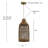 Parkhill 1 - Light Natural Seagrass Rustic Pendant Light