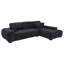 Hecy Upholstered 119.25 " Fabric L-Shaped Sectional