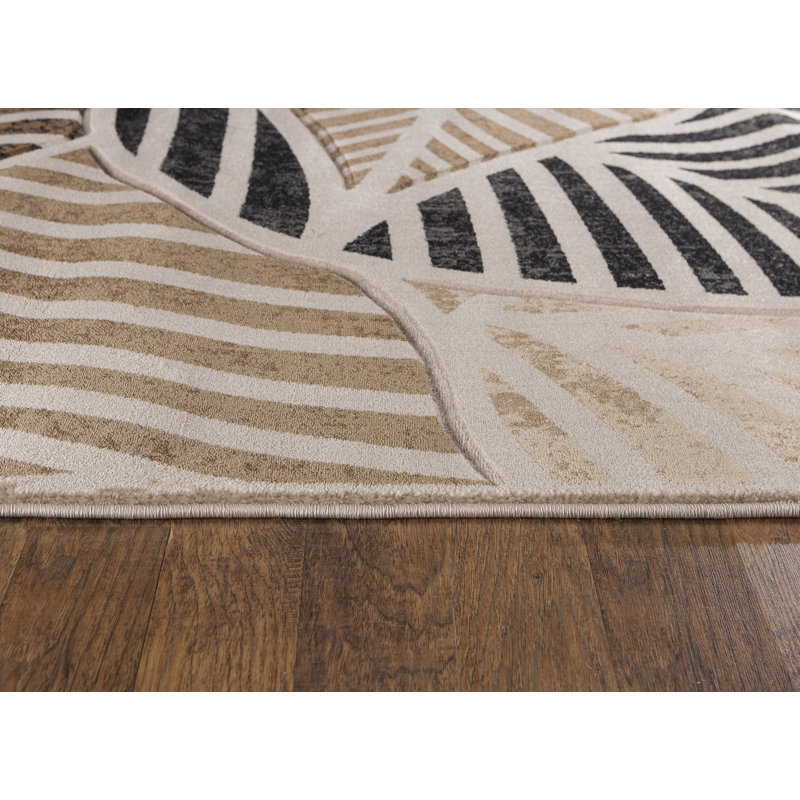 Ary Floral Indoor Rug, Rectangle 9' x 12'