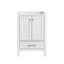 Meuble-lavabo autoportant avec cadre en bois massif 24 po, comptoir de meuble-lavabo autoportant avec lavabo 24 po-1362628647