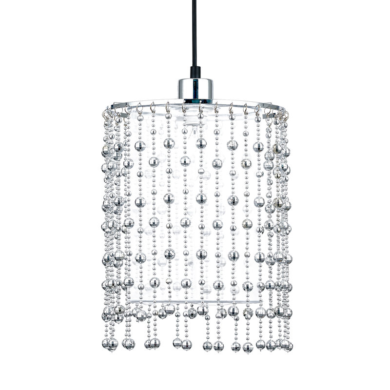 29 cm H Drum Pendant Shade ( Screw On ) in Clear