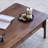 Black walnut solid wood end table