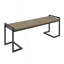 Banc industriel en bois et métal-1020575702