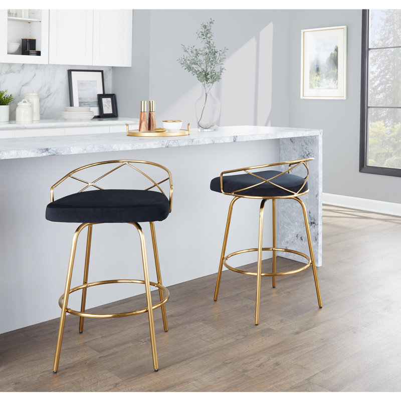 Fixed-Height Counter Stool with Swivel