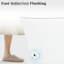 Toilette moderne et intelligente avec système de double chasse d'eau et expérience de rinçage de panne de courant confortable