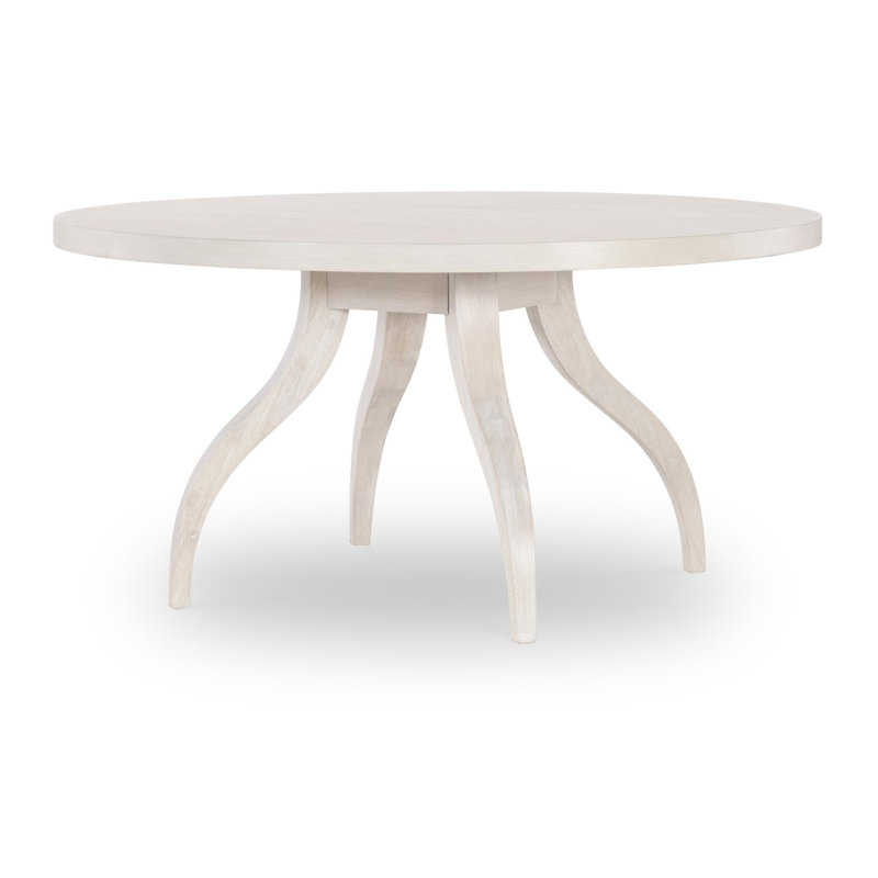 Table de salle à manger ronde, Blanc