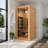 DreamLine Everyday Spa 1 Person Capacity 36 x 36 Indoor Sauna, Hemlock