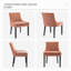Chaise d'appoint rembourrée en velours côtelé Demarrion-1835431205