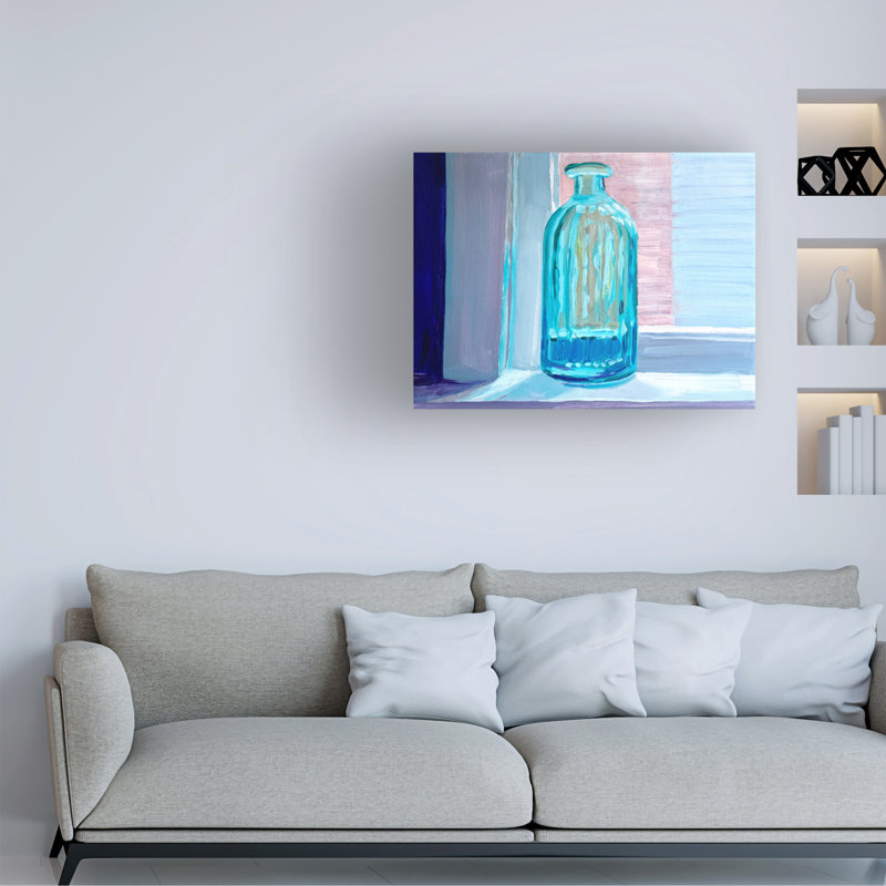 Bolog Key And Sea Sea Glass Canvas Art, 14" H x 19" W