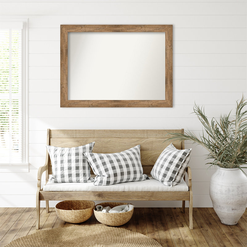 Timmy Solid Wood Wall Mirror, 33.5" x 45.5", Rectangle