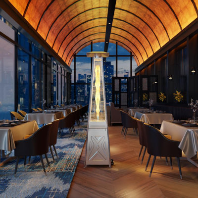 Pyramid Patio Heater, 48,000 BTU Outdoor Patio Heater