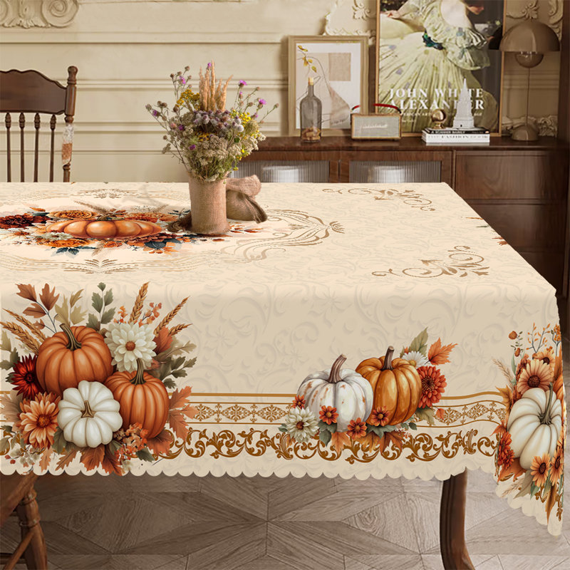 Nappe automne-hiver 140 x 180 cm Rectangle saisonnier, L 70,87 po x l 55,12 po