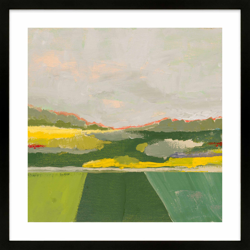 Fusse The Berkshires 1, Papier avec cadre noir, H 30 po x l 30 po x P 1,25 po