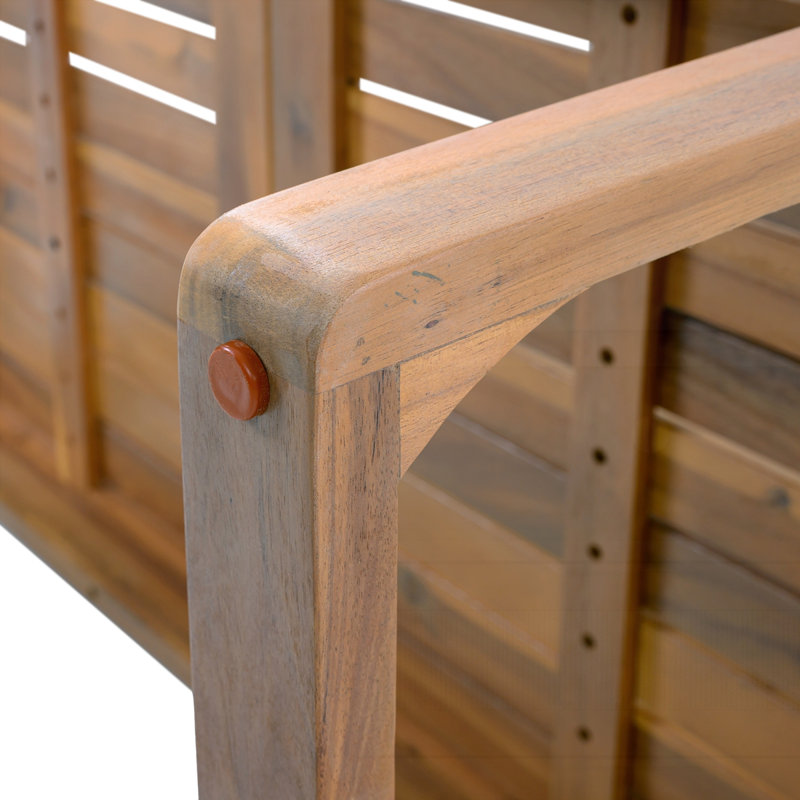 Acacia Wood Outdoor Coffee Table