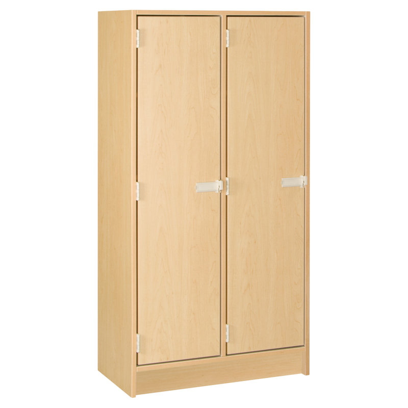 Casier de vestiaire à 2 sections de 30 po de largeur, Gris tendance