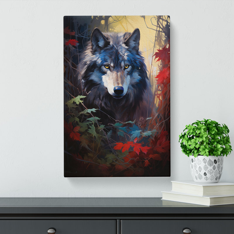 Wolf Hard Edge No.3 - Print, 76cm H x 50cm W x 3cm D
