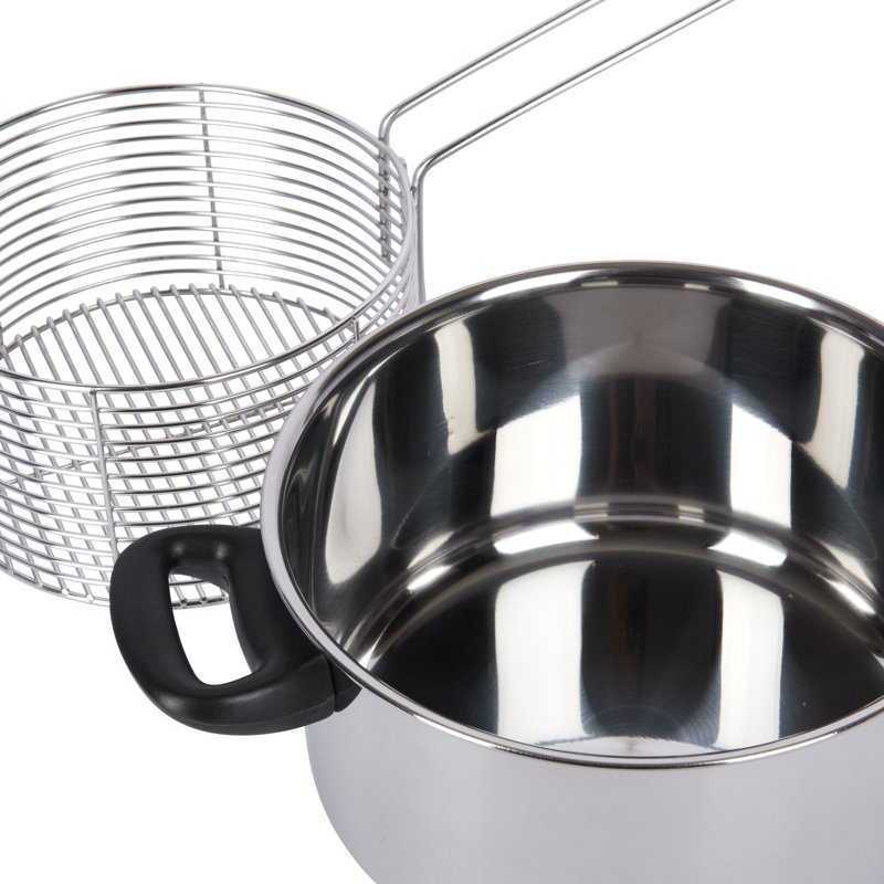 KitchenCraft 20cm Chip Fryer with Lid