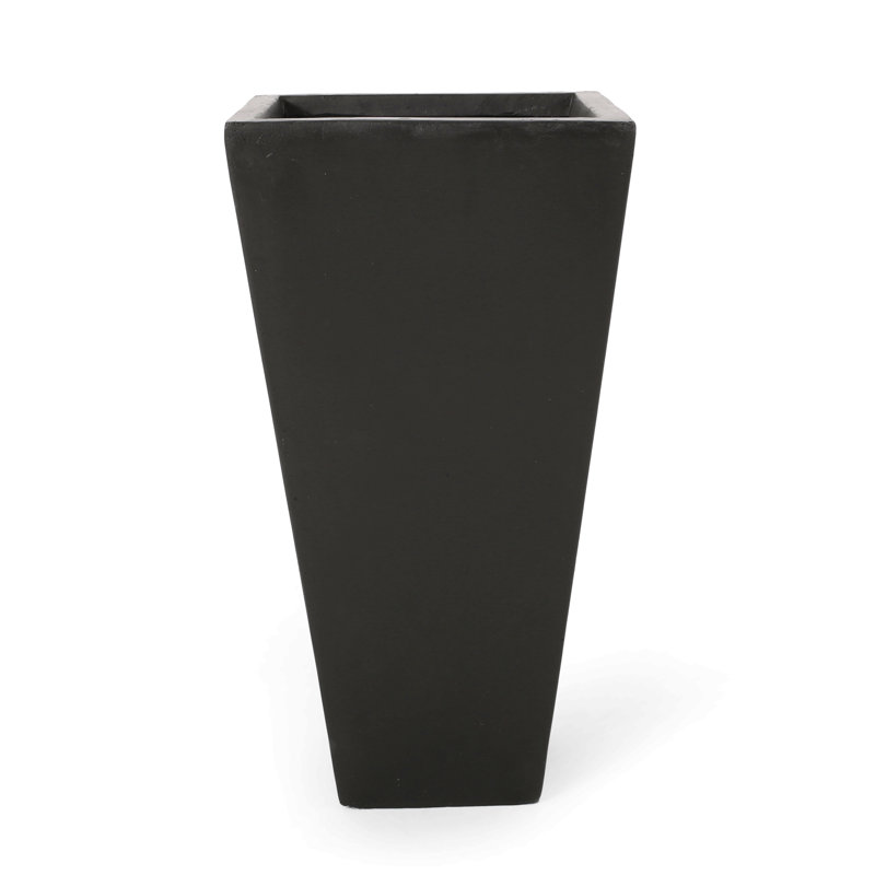 Petit pot à fleurs 13 po Mgo, H 24,75 po x l 13 po x P 13 po, Rouille