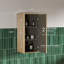 Armoire latérale de salle de bain flottante de 14 pouces Hannemarie - Armoire de rangement moderne avec charnières à fermeture en douceur DTC, écologique E1 - pour salle de bain, cuisine, appartement, hôtel-109011005