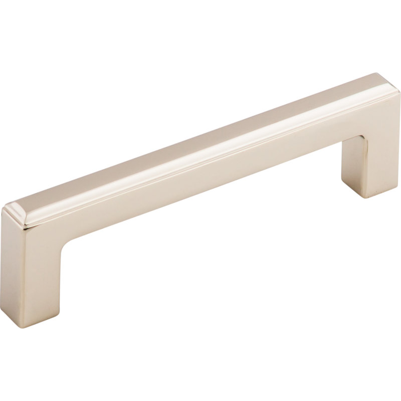 Podium 12" Center to Center Bar Pull, Polished Nickel, 3 3/4" Center to Center