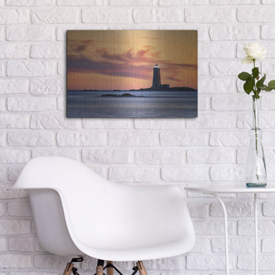 «Whaleback Lighthouse» par Rick Berk, art mural en métal