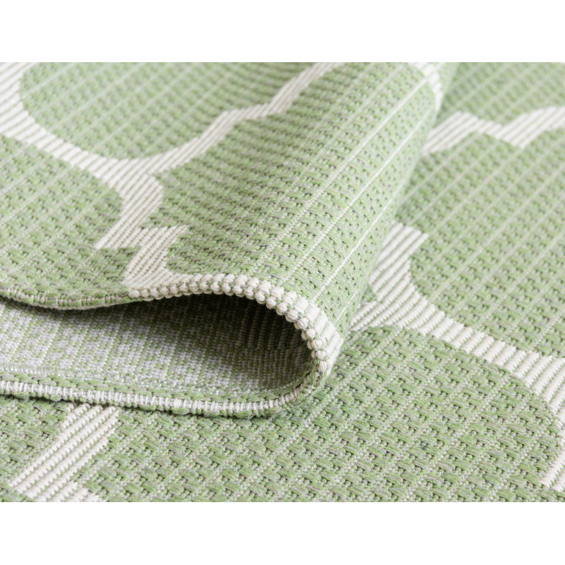 Cadmore Cotton Geometric Indoor Rug, Rectangle 8'5" x 11'4"