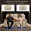 Causeuse inclinable électrique Zero Wall Hugger avec console rabattable, lumières DEL et haut-parleurs Bluetooth-397067778-397067783
