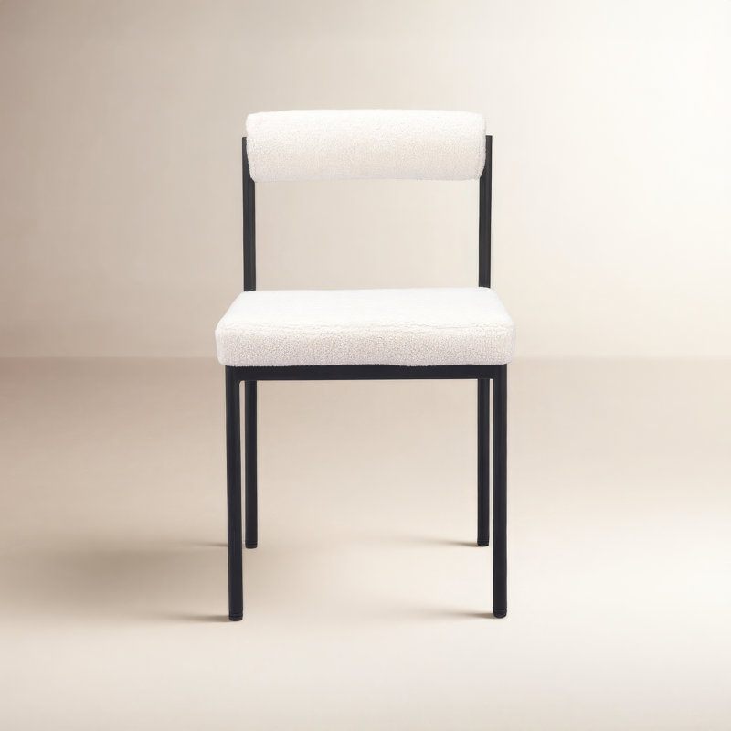 Eres 19.1'' H Upholstered Side Chair, White