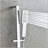 Wall Mounted Waterfall Rain Shower System with 3 Body Sprays and Handheld