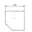 Meeko Manufactured Wood Wardrobe