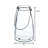 10.5'' H Glass Tabletop Lantern
