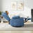 Extendable Armrest Swivel Glider Chair, 360° Rotation Rocking Chair With Cup Holders & Side Pockets-305502104