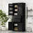 Storage Cabinet With Multi-Functional Storage Space, Doors With Storage Shelves, 2 Drawers, Adjustable Shelf-8864889