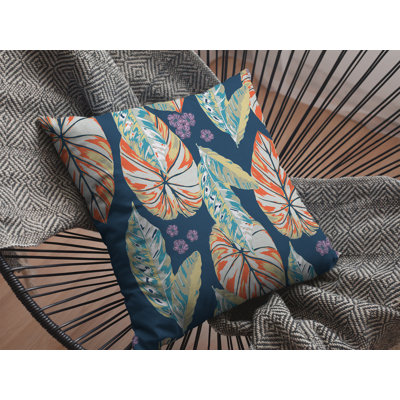 Nature Reversible Throw Pillow