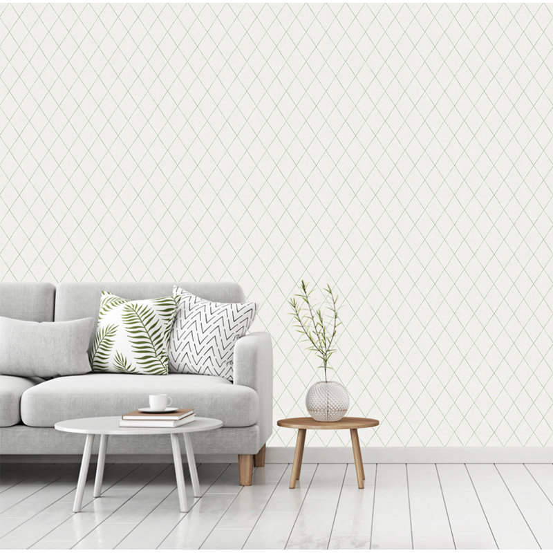 Angastina 10.05m x 53cm Matte Paste the Wall Wallpaper Roll, Green