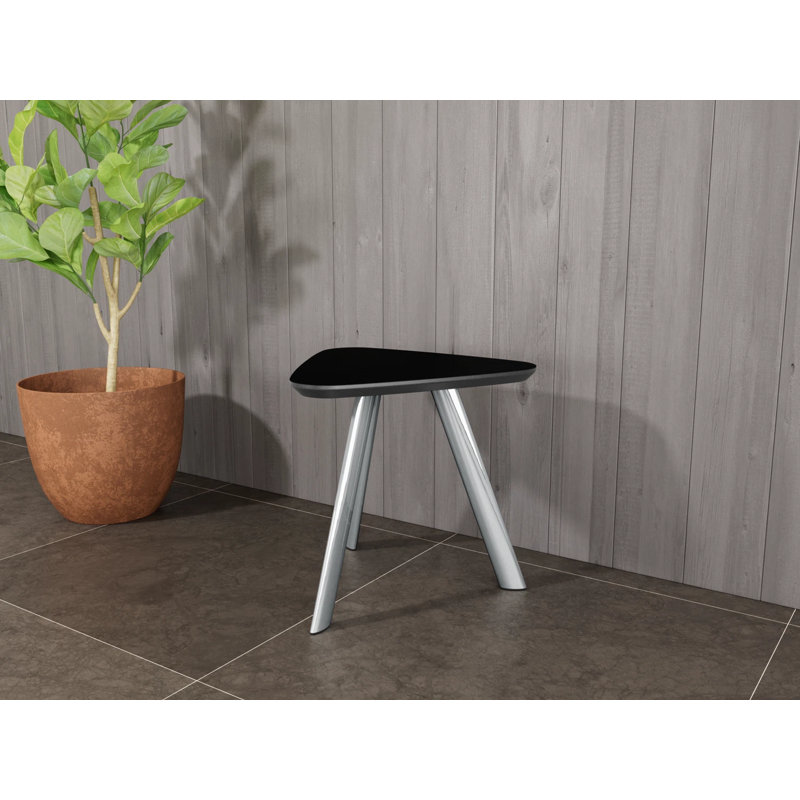 Table de bout Willow Lounge, Chrome, Nuit noire