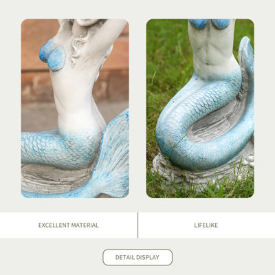 Mermaid Magnesium Oxide Garden Statue