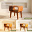 Table de chevet en bois massif Acacia Serena-1373260578