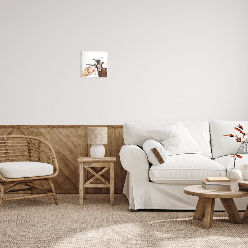 «Happy Goat», souriant, giclée par Diane Fifer