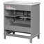 Armoire de salle de bain 30 "avec lavabo gris - porte de meuble-lavabo moderne avec tablette-635659043