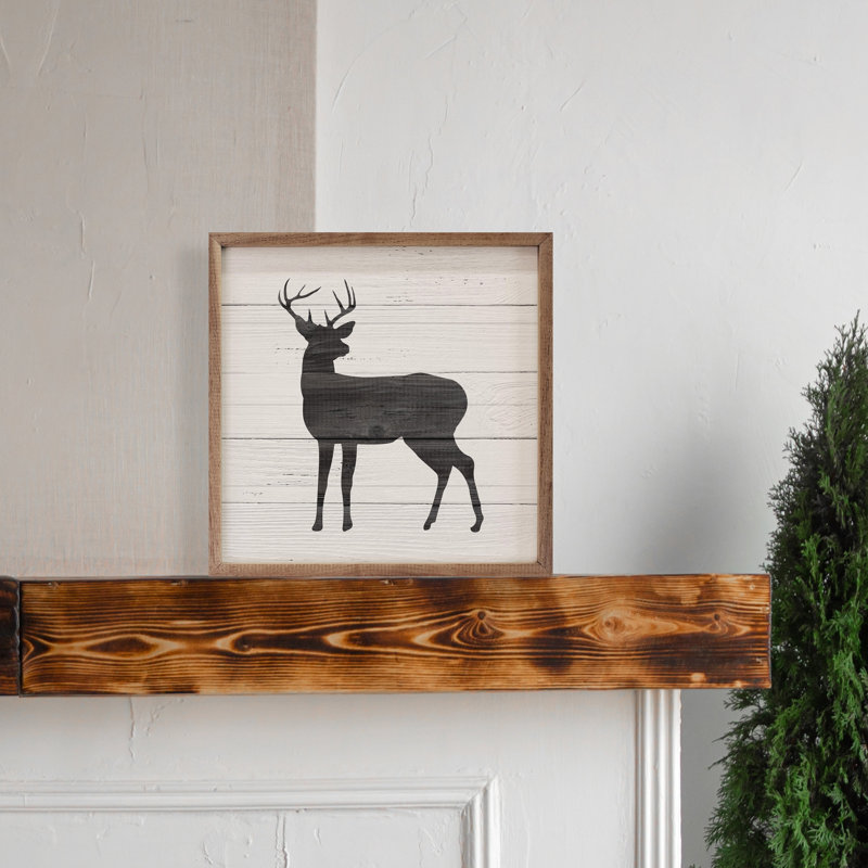 Woodland Deer, H 16 po x l 16 po
