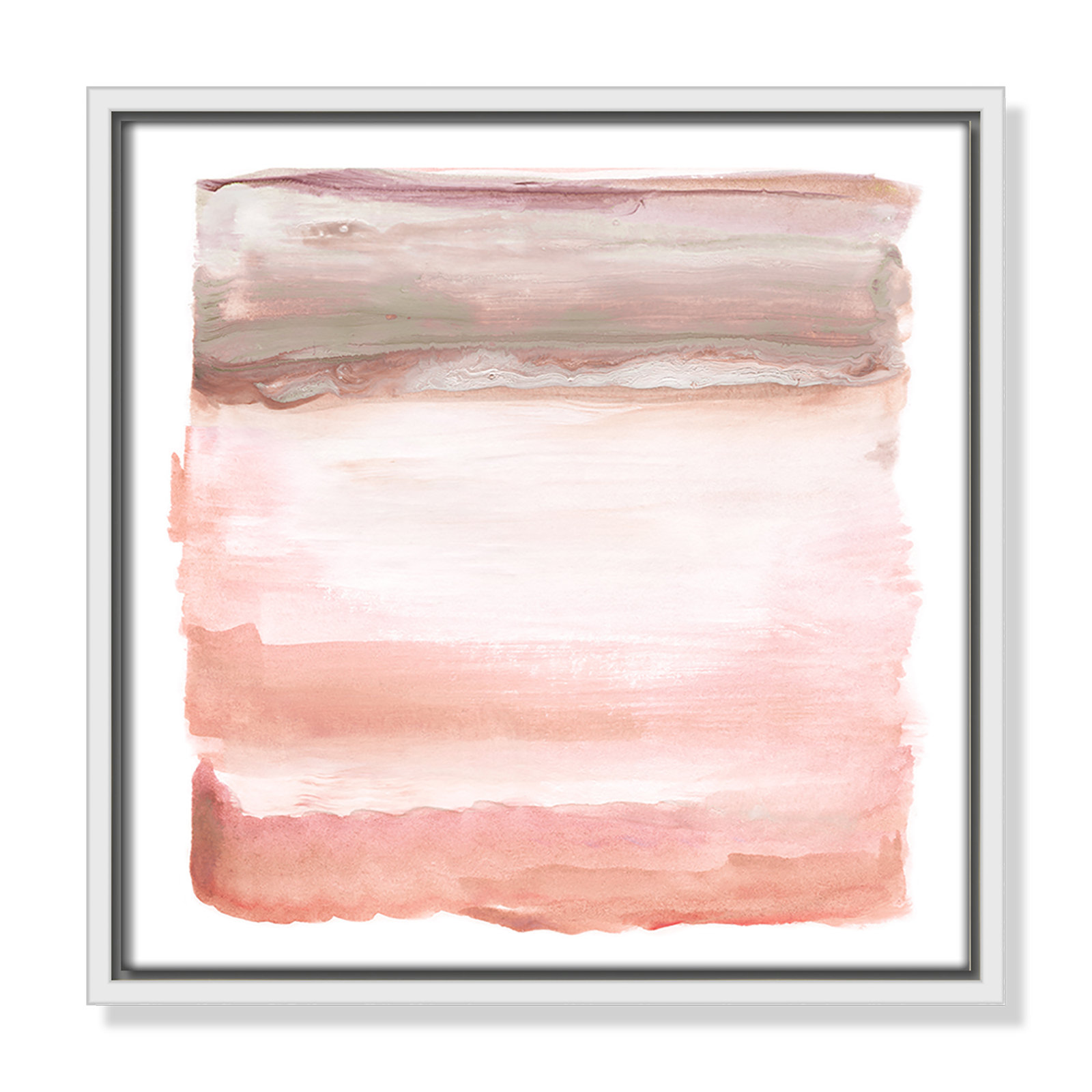Lakeland "Boho Sky I" Print by Nan, 13.5" H x 13.5" W x 2" D, White